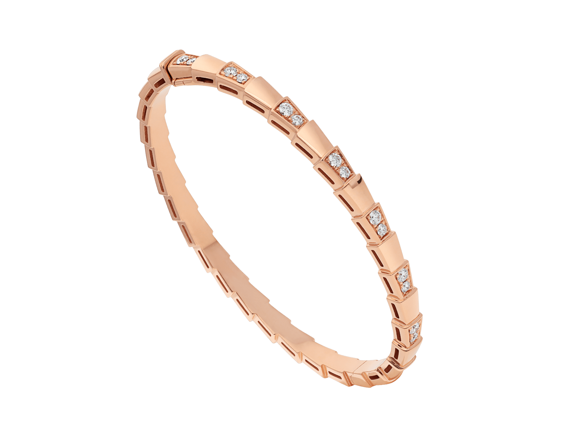 [BIJOUX]SERPENTI SMALL BRACELET PINK GOLD DIAMOND