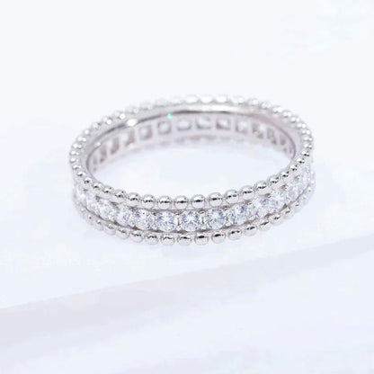 [BIJOUX]PERLEE DIAMOND SILVER RING