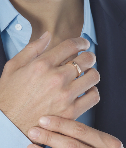 [BIJOUX]ALLIANCE LIENS VIDENCE DIAMOND 4MM RING