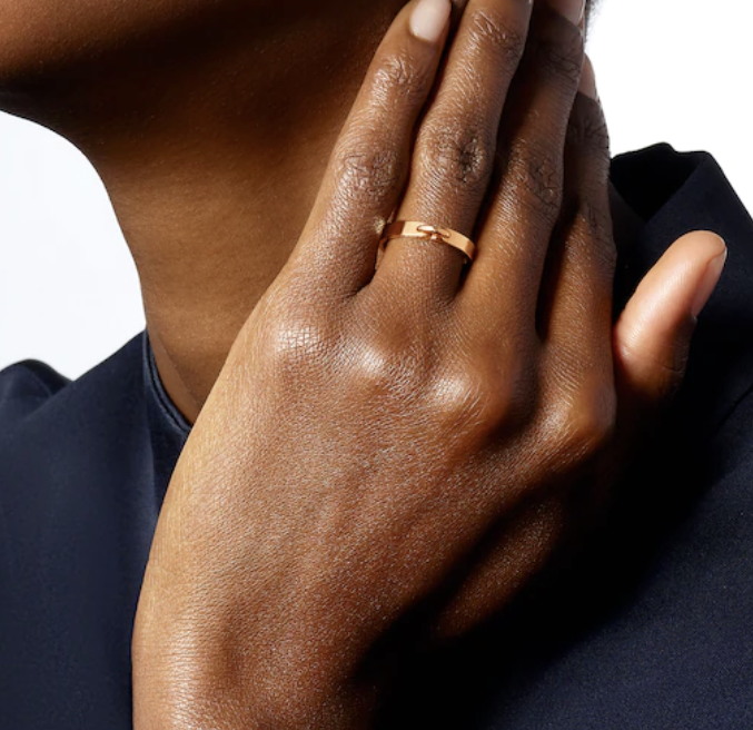 [BIJOUX]BAGUE ALLIANCE LIENS VIDENCE 3MM