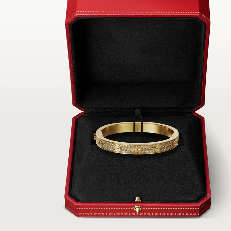 [BIJOUX] BRACELET LOVE 6,1MM PAVÉ DIAMANTS 