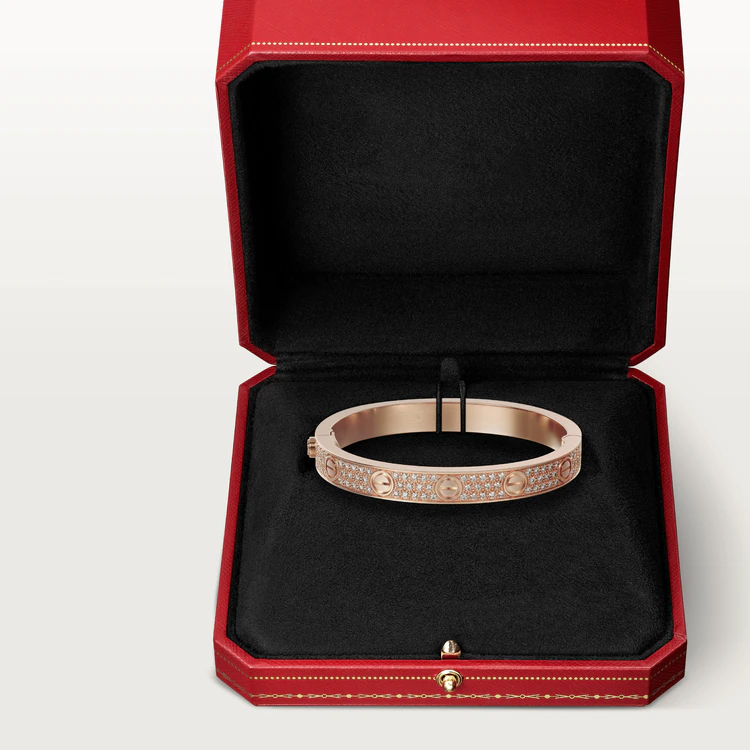 [BIJOUX] BRACELET LOVE 6,1MM PAVÉ DIAMANTS 