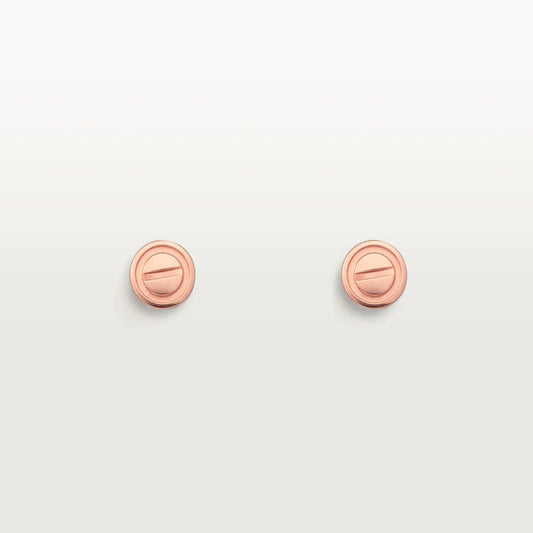 [BIJOUX]LOVE EARRINGS PINK GOLD 7.2MM