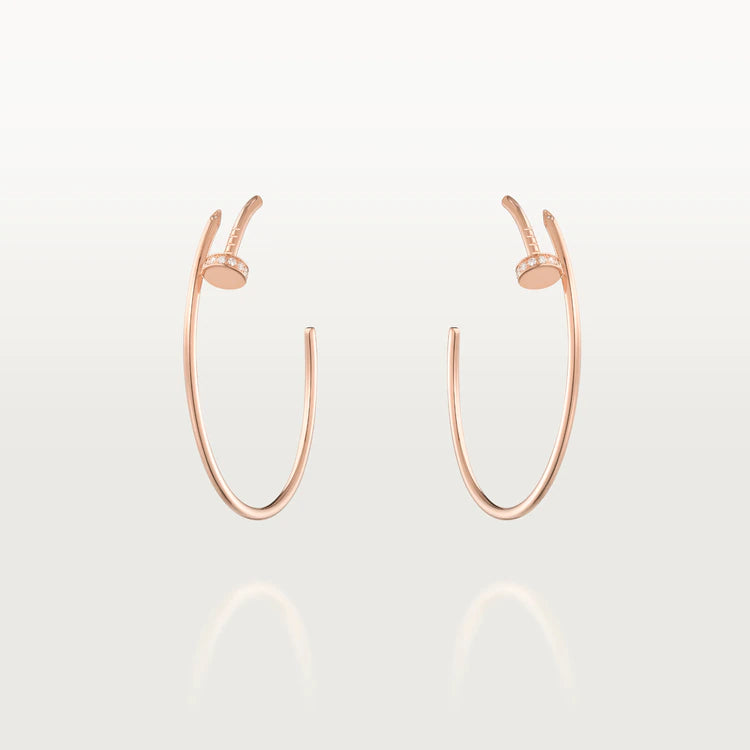 [BIJOUX]JUSTE BOUCLES D'OREILLES DIAMANTS 1.8MM
