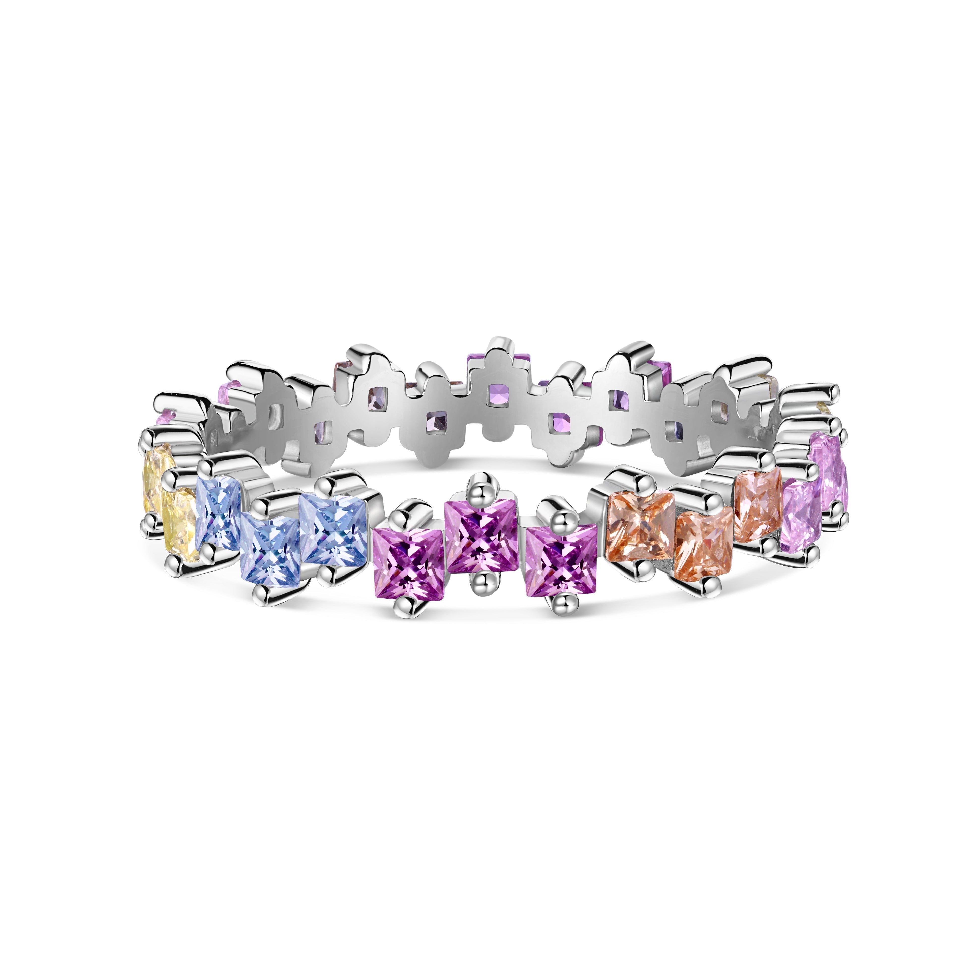 [Goodv]Mixed Colorful Square Staggered Rings