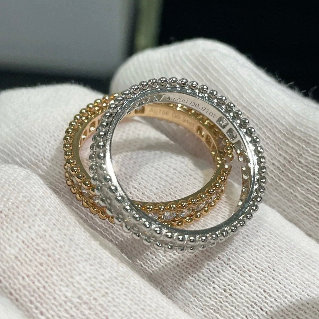 [BIJOUX]PERLEE DIAMOND ROSE GOLD RING