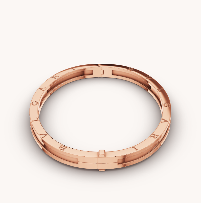 [BIJOUX]ZERO 1 SPIRAL PINK GOLD BRACELET