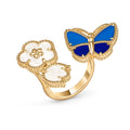 [Topon]LUCKY SPRING BUTTERFLY OPEN-FACE RINGS