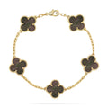 [Topon] CLOVER 5 MOTIF GRAY MOP BRACELET COLLECTION
