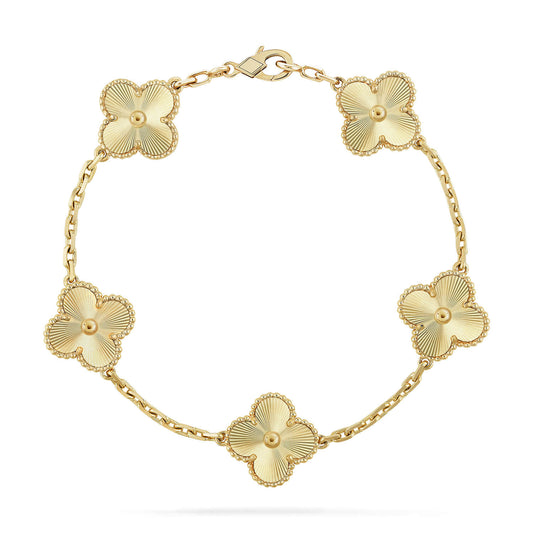[Topon] CLOVER 5 MOTIF LASER BRACELET COLLECTION