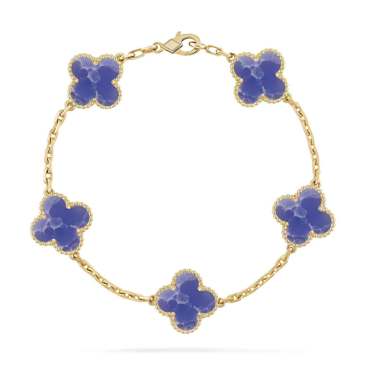 [Topon]CLOVER 5 MOTIF BLUE VEINS BRACELET COLLECTION