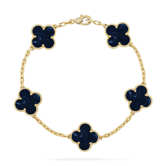 [Topon]CLOVER 5 MOTIF PIETERSITE BRACELET COLLECTION