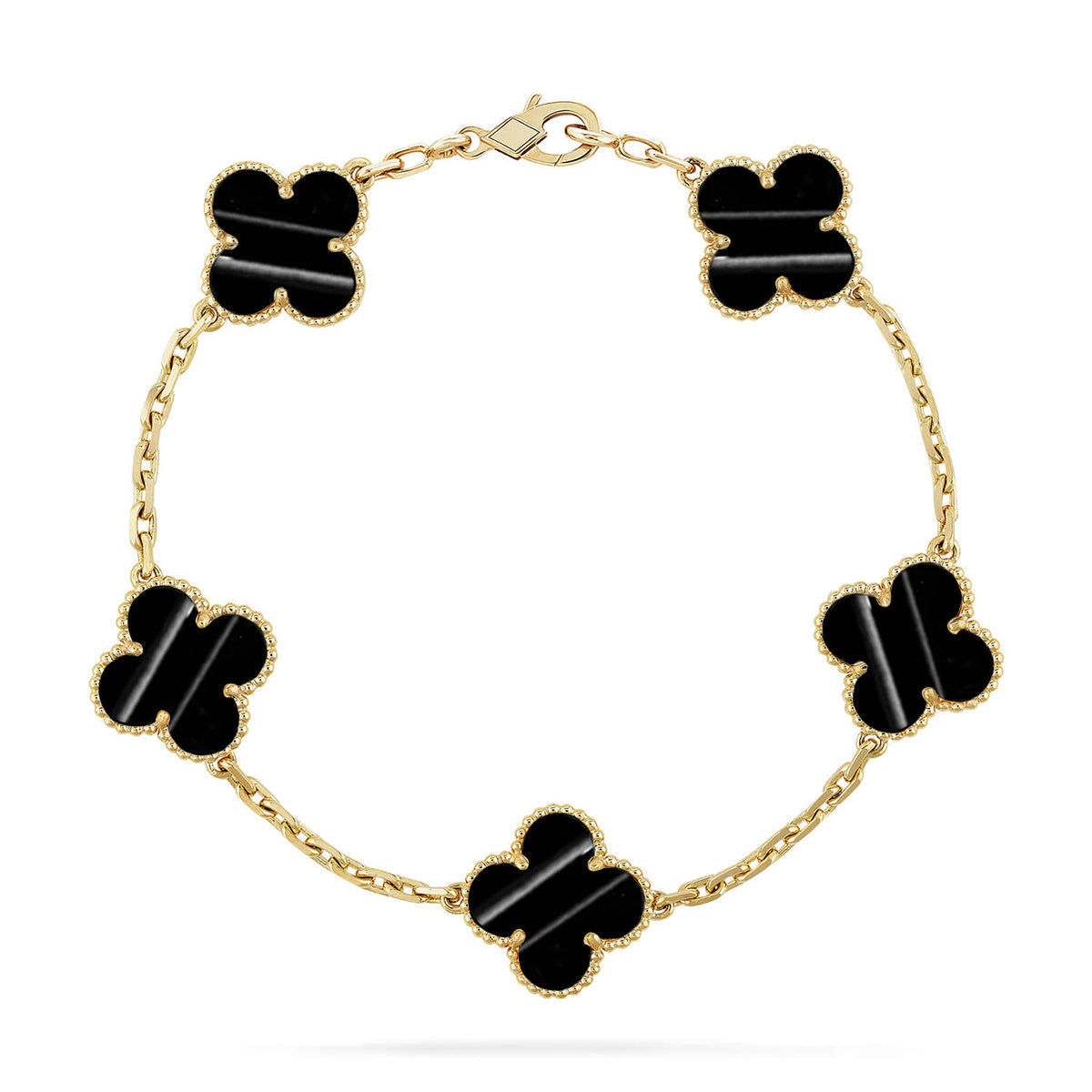 [Topon] CLOVER 5 MOTIF PULSAR STONE BRACELET COLLECTION