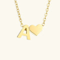 [Topon]Ria Initial Letter Gold Necklace
