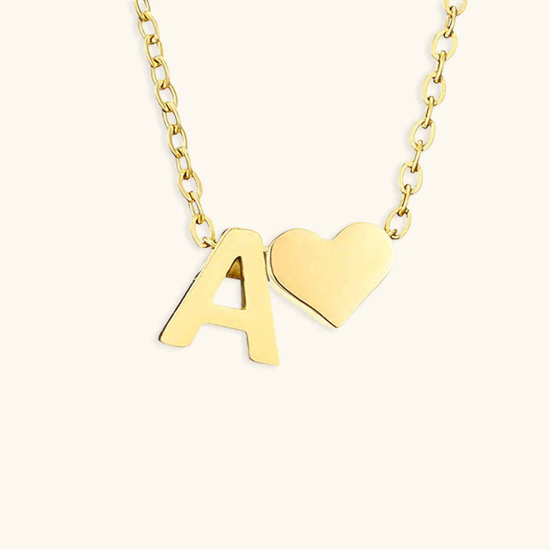 [Topon]Ria Initial Letter Gold Necklace