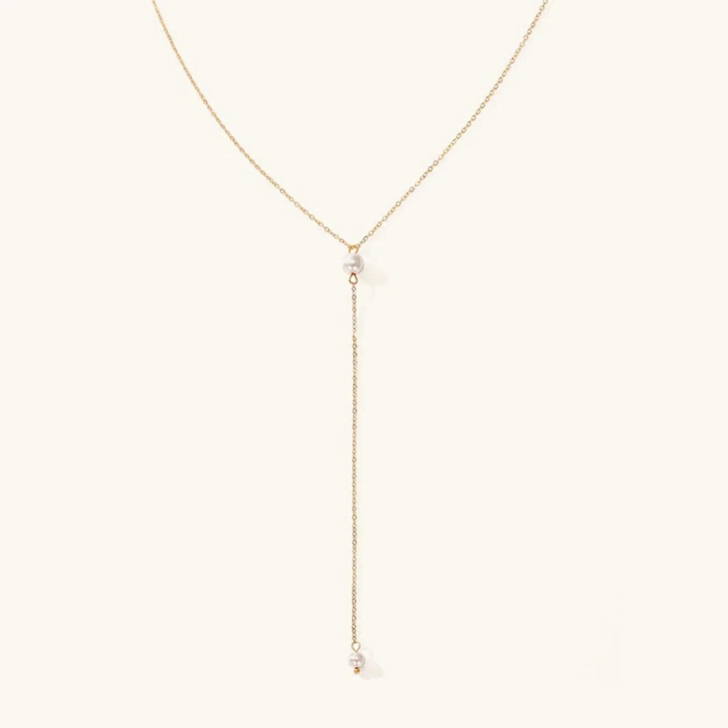 [Topon]Beatrice Pearl Tassel Necklace