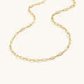 [Topon]Amber Gold Chain Necklace