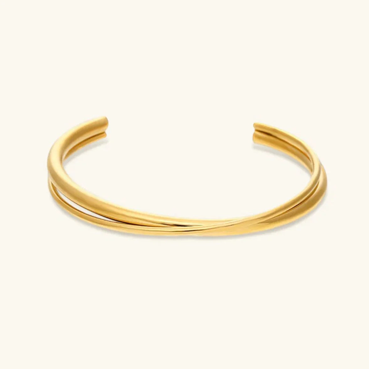 [Topon]Rianne Layered Gold Bangle