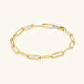[Topon]Eloise Gold Paperclip Bracelet