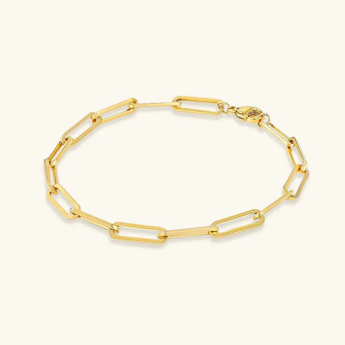 [Topon]Eloise Gold Paperclip Bracelet