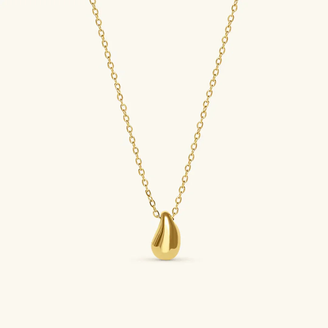 [Topon]Marcelline Gold Teardrop Pendant