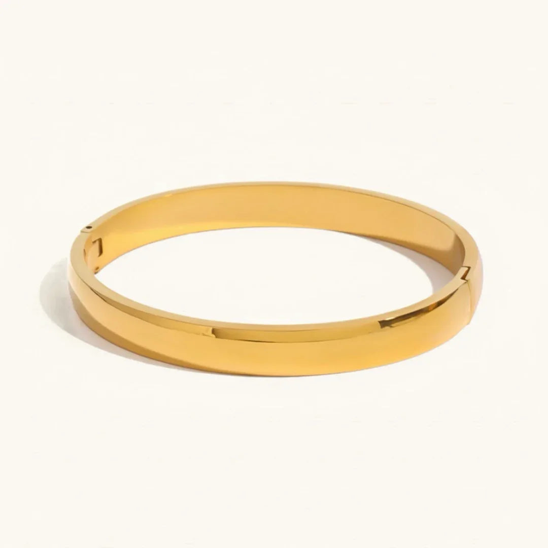 [Topon]Melina Large Stacking Gold Bangle