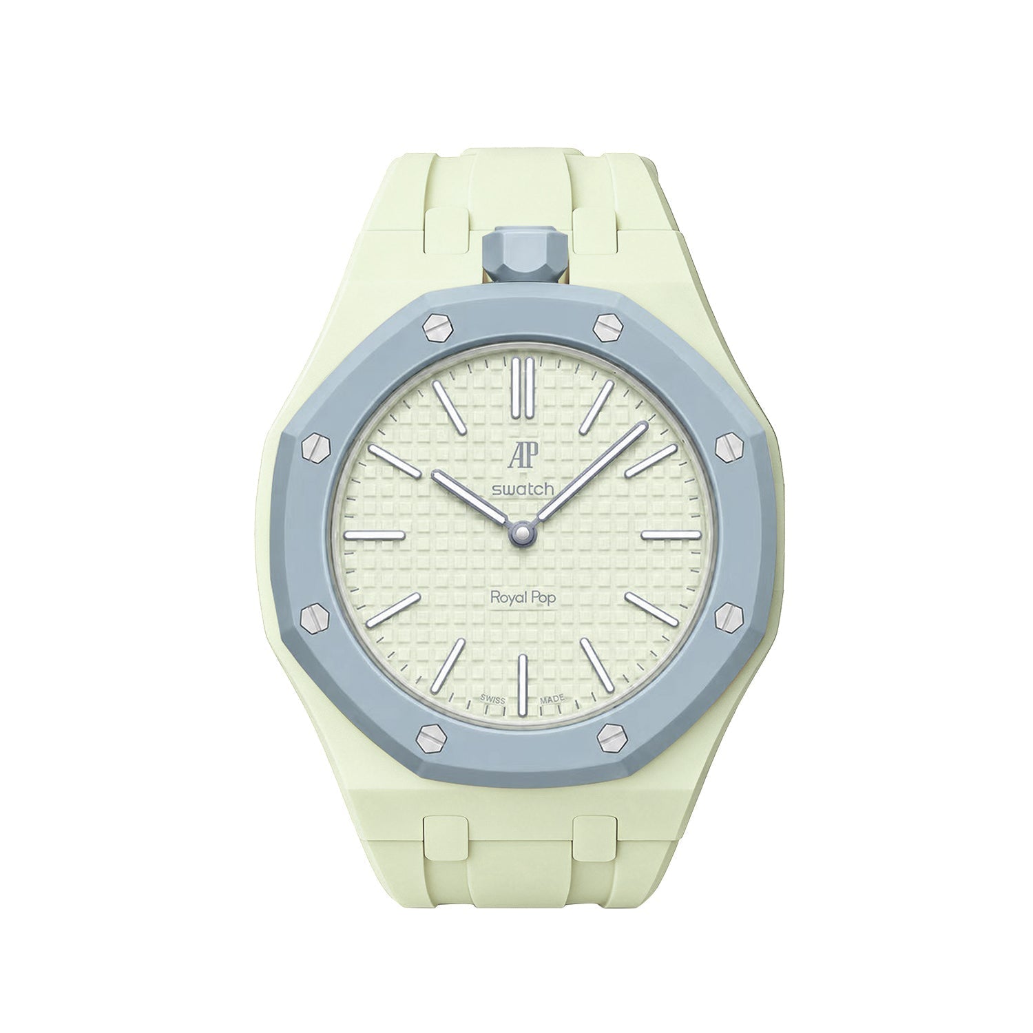 Oak Pop Exclusive Creamy Yellow Silicone Strap