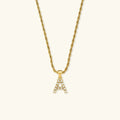 [Topon]Elodie Initial Letter Pearl Necklace