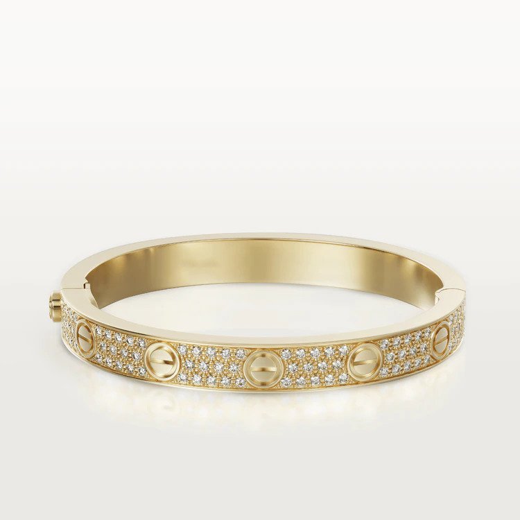 [BIJOUX] BRACELET LOVE 6,1MM PAVÉ DIAMANTS 