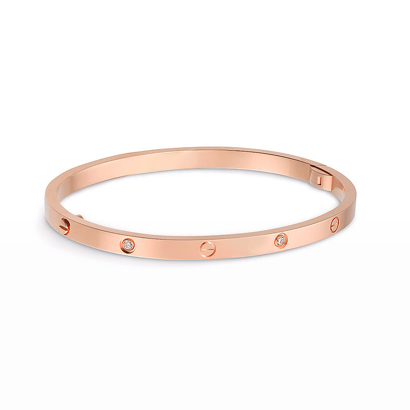 [BIJOUX]LOVE BRACELET 3.65MM 6 DIAMONDS