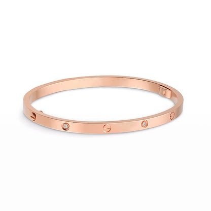 [BIJOUX]LOVE BRACELET 3.65MM 6 DIAMONDS