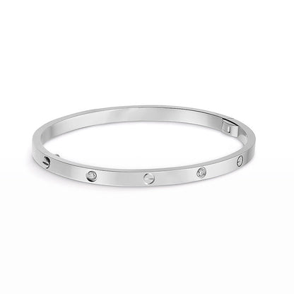 [BIJOUX]LOVE BRACELET 3.65MM 6 DIAMONDS