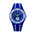 Oak Pop Exclusive Dark Blue And Light Blue Bioceramic Strap