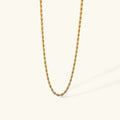[Topon]Calle Rope Chain Gold Necklace