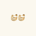 [Topon]Cradle Gold Earrings