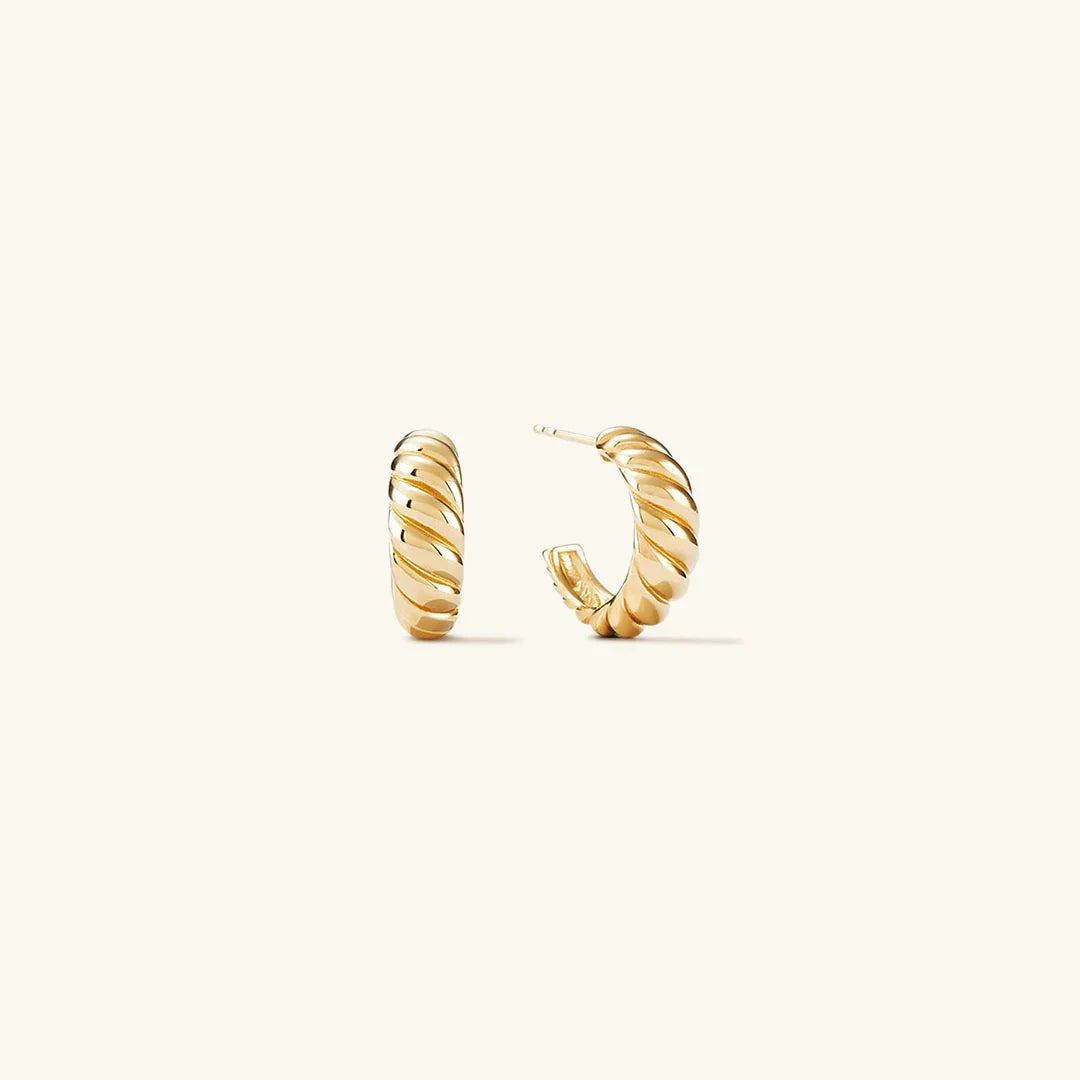 [Topon]Croissant Arc Earrings
