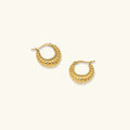 [Topon]Croissant Hoop Earrings