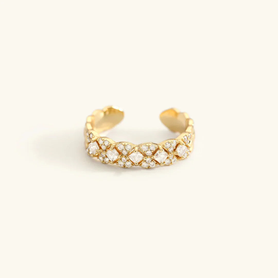 [Topon]Camille Gold Patterned Ring