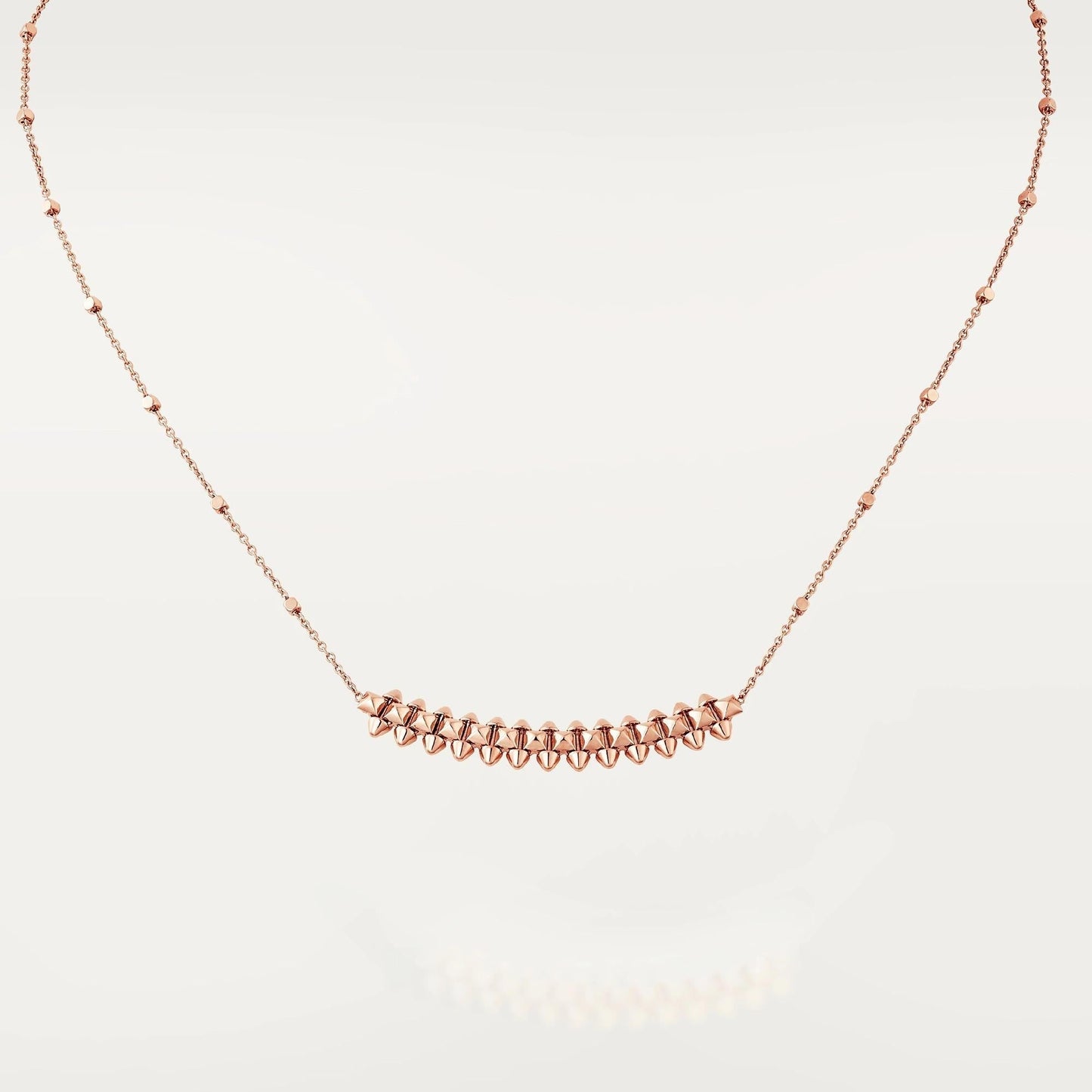 [BIJOUX]CLASH PINK GOLD NECKLACE