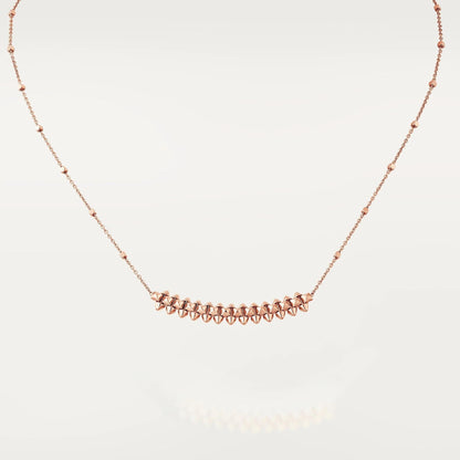 [BIJOUX]CLASH PINK GOLD NECKLACE