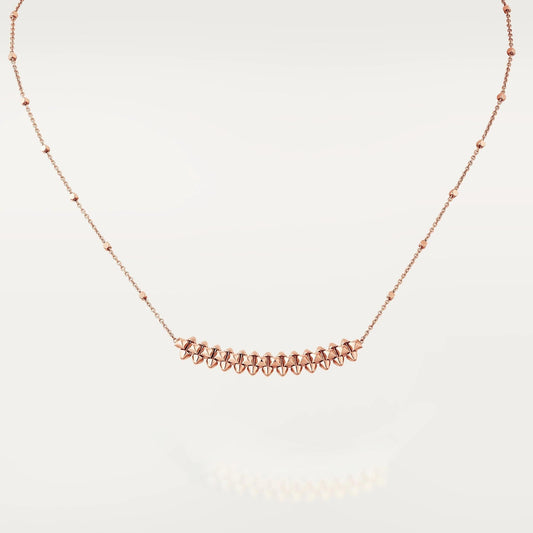 [BIJOUX]CLASH PINK GOLD NECKLACE