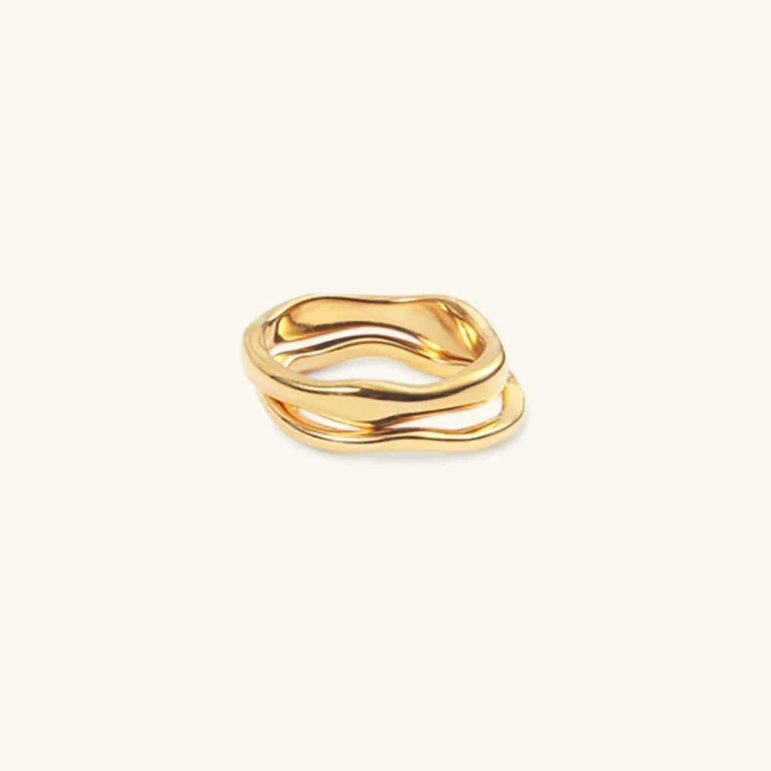[Topon]Dianne Gold Stacker Ring
