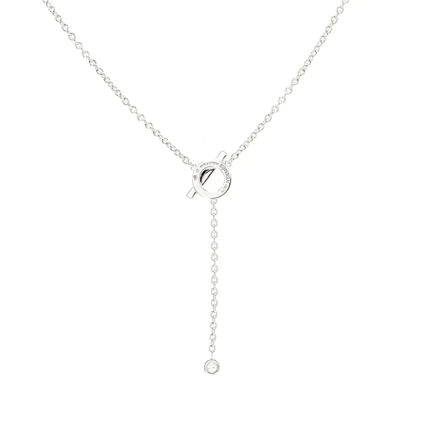 [BIJOUX]FINESSE SILVER DIAMOND NECKLACE