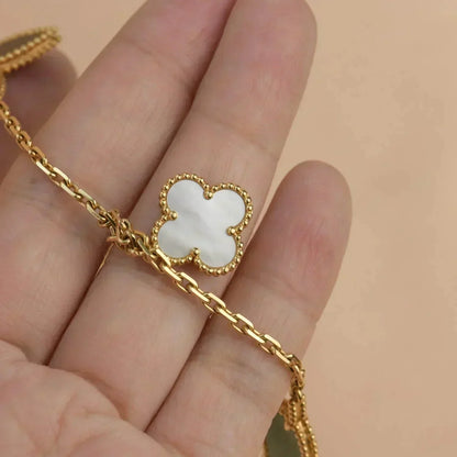 [BIJOUX]LUCKY SPRING 5 MOTIF GOLD BRACELET