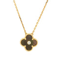 [Topon]CLOVER 15MM DIAMOND AND MOTHER-OF-GREY NECKLACE