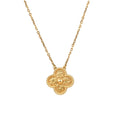 [Topon]CLOVER 15MM  BRONZING NECKLACE