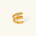 [Topon]Davina Gold Serpent Ring