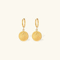 [Topon]Eliana Serpent Coin Earrings