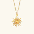 [Topon]Eliora Gold Sun Necklace