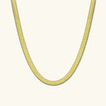 [Topon]Elysian Gold Herringbone Necklace